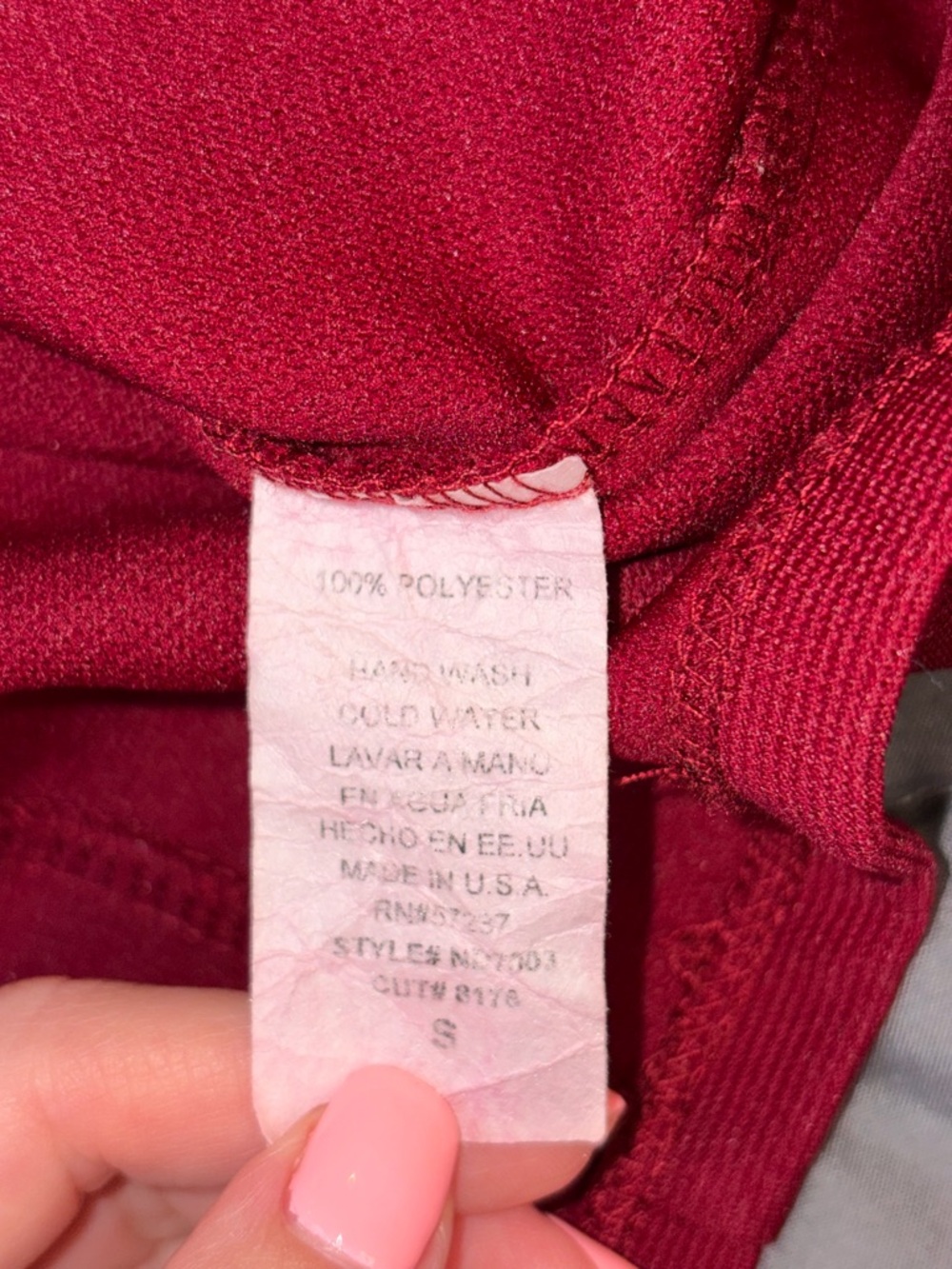 Charlotte Russe Red Bodycon Dress | Mesh Cutout | Size Small - Picture 4 of 6